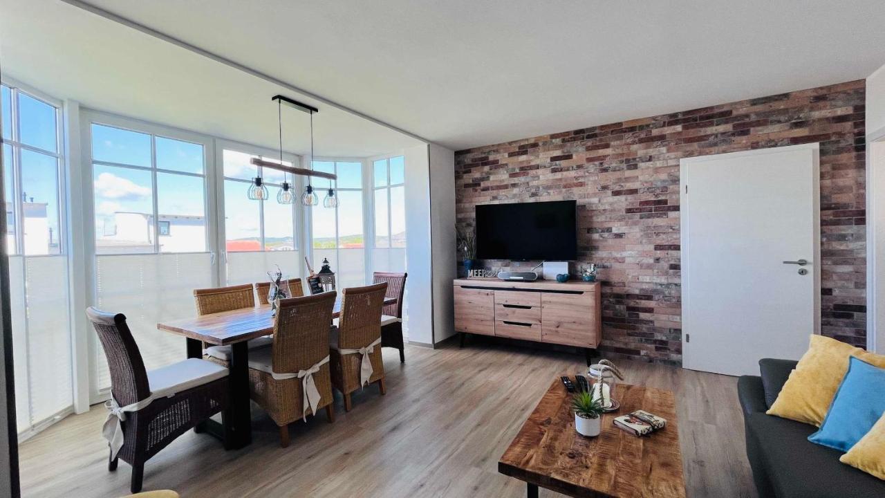 Sellin  Ferienappartement Mit Seeblick In Der Villa Columba מראה חיצוני תמונה